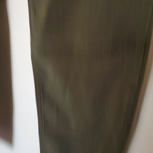 Zara Womara  The Cycler Pants in Dark Khaki Slim Fit Skinny Leg Mid-Rise Size 10 - Picture 5 of 16